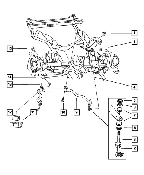 Front Suspension for 2001 Dodge Ram 2500 #4