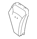 7155153100 - Body: Seat Back Pad for Lexus: IS F, IS250, IS350 Image