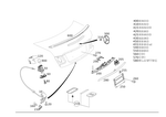 2047500185 - Trunk Lid: Lock for Mercedes-Benz Image