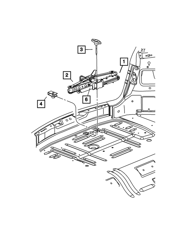 « 4719961AB – Wheels, Covers and Jacks : Cric Vis pour Mopar Image »