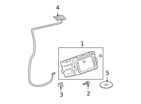 Navigation System for 2017 GMC Acadia Limited #0