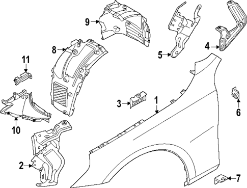Fender & Components for 2024 BMW i5 #0