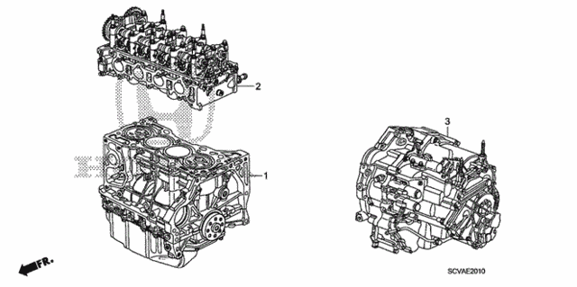 Engine Assy. - Transmission Assy. for 2007 Honda Element #0