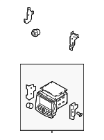 965603Q001 - Body: Radio for Hyundai: Sonata Image