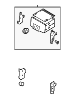 961803Q0004X - Body: Radio for Hyundai: Sonata Image