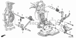 21214RWE000 - Transmission - Automatic: PLATE, OIL SEPARATE for Honda Image