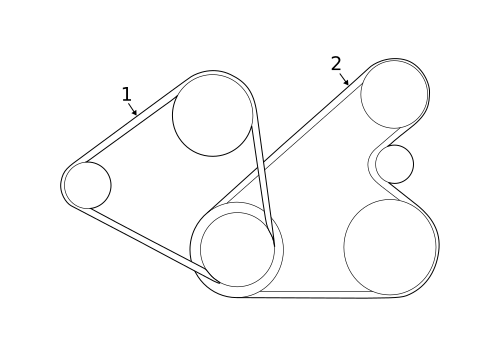 Belts & Pulleys for 2005 Kia Optima #0