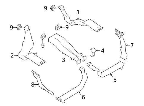 Ducts for 2021 Land Rover Range Rover Velar #0