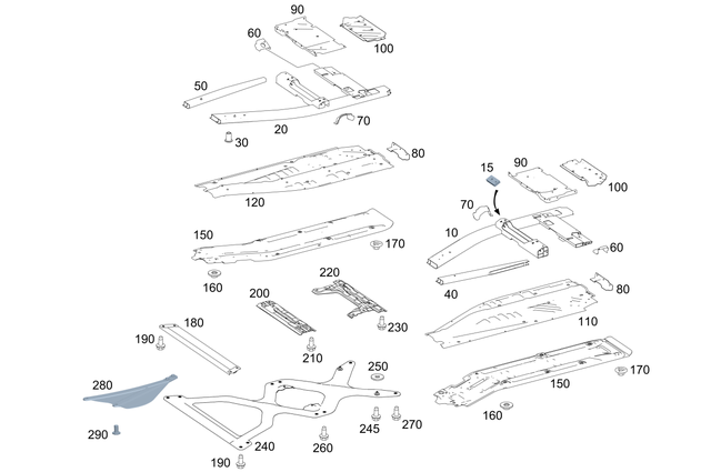 94990370464 - Substructure: Rivet Nut for Mercedes-Benz Image image