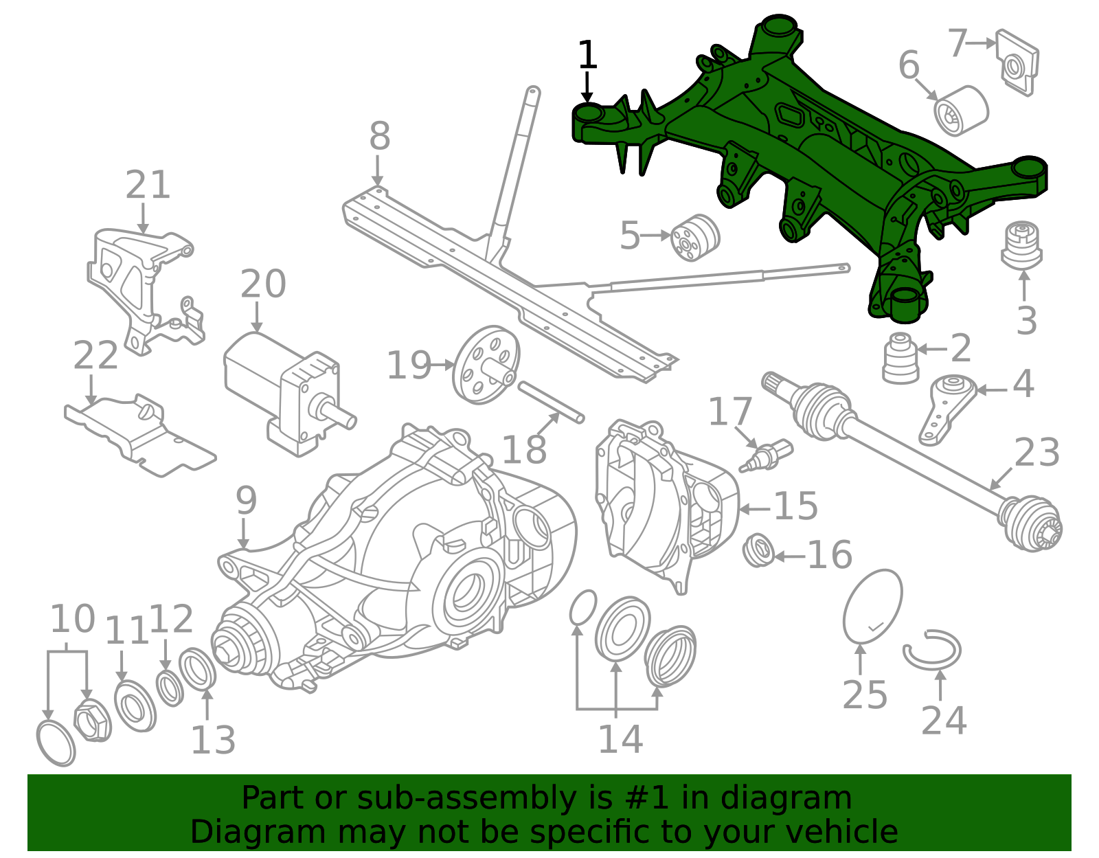 2023-2024 BMW Cross-Member 33-31-8-838-133 | OEM Parts Online