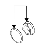 33127607158 - Suspension: Differential Assembly Repair Kit for BMW Image