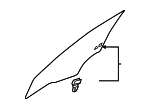 82411GG020 - Body: Door Glass for Kia Image
