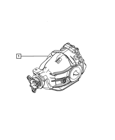 Rear Axle Assembly for 2008 Chrysler Crossfire #0