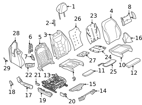 Power Seats for 2023 BMW M4 #8