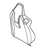 52108745177 - : 2021-2024 BMW M4 - Seat Back Panel for BMW: M2, M4 Image