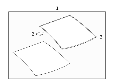 Glass & Hardware - Back for 2017 Chevrolet Sonic #0