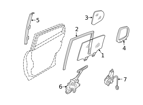 Rear Door for 2003 INFINITI G35 #0