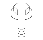 90159A0006 - Electrical: Headlamp Assembly Screw for Scion: xA, xB | Toyota: 4Runner, Avalon, bZ4X, C-HR, Camry, Echo, GR Corolla, Prius, Prius Plug-In, Prius V, Sienna, Solara, Venza, Yaris Image