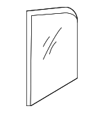 834172D010 - : Fixed Glass for Hyundai Image