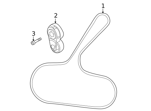 Belts & Pulleys for 2020 INFINITI QX50 #0