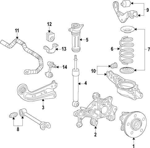Rear Suspension for 2025 Toyota GR Corolla #1