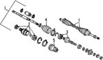 391007J111 - : Axle Assembly for Infiniti Image