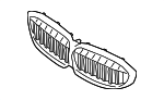 51137457041 - : Upper Grille for BMW: 330e, 330e xDrive, 330i, 330i xDrive Image