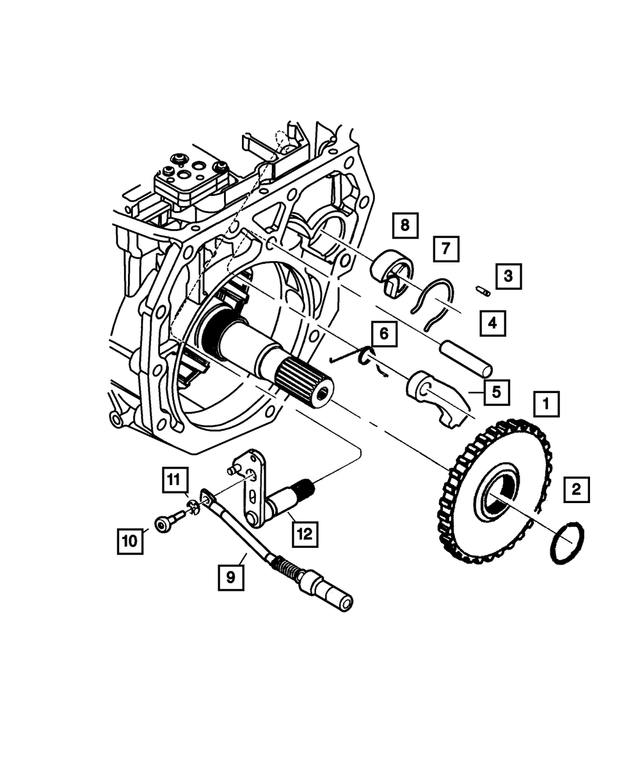 456636 - Automatic Transmission Multi-Speed: Pin for Mopar Image
