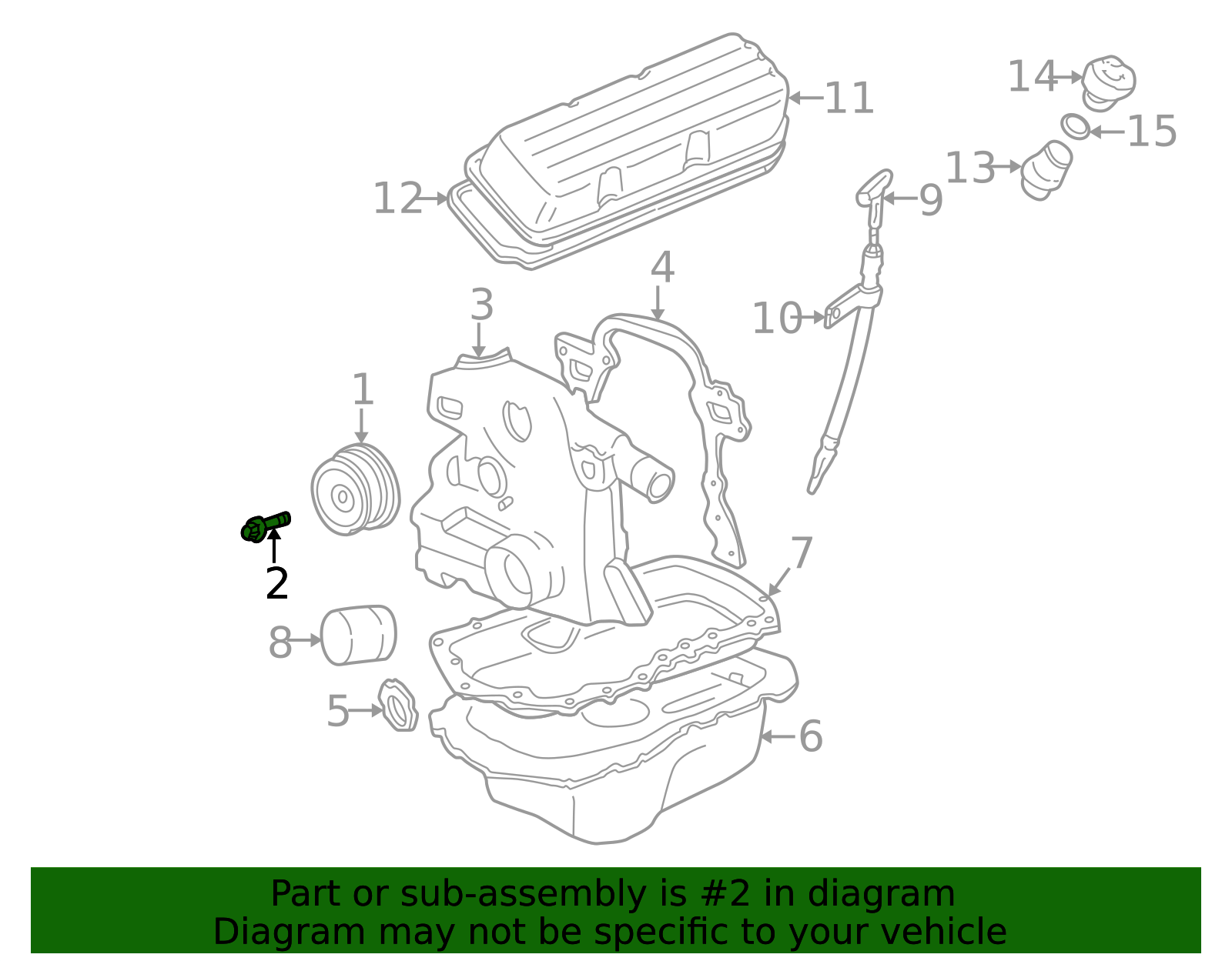 1997-2009 GM Crankshaft Balancer Bolt 24504736 GM | GMPartsDirect.com