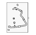 73425FL16A - HVAC: Suction Hose for Subaru: Impreza Image