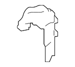 73233FL01A - HVAC: Air Guide for Subaru: Impreza Image