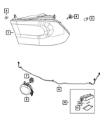 68276123AB - Electrical: Headlamp Park And Turn Lamp, Left for Ram: 1500, 2500, 3500 Image
