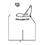 60117F4010 - : Pillar Molding for Toyota: C-HR Image