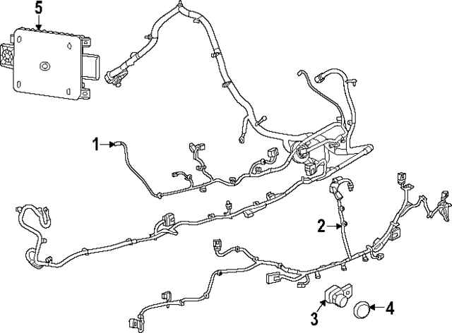 85618702 - : Part# 85618702 F Harness for Chevrolet: Corvette Image