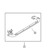 82203388 - Mopar Accessories - Component Parts: Tubular Side Step Kit for Mopar Image