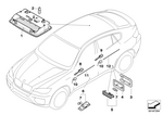 63319111009 - Lighting: Interior Reading Light, Rear for BMW Image