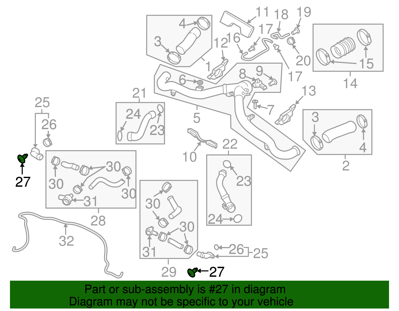 Radiator Lower Bolt - Porsche (N-908-170-03)
