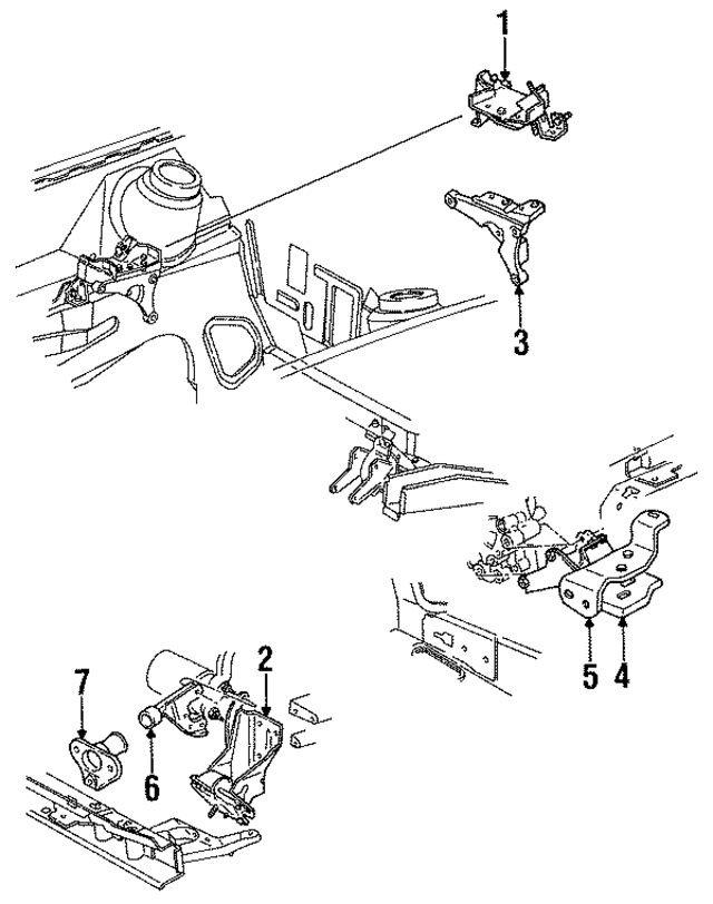 F23Z6068B - Engine: Rear Mount for Ford: Tempo | Mercury: Topaz Image