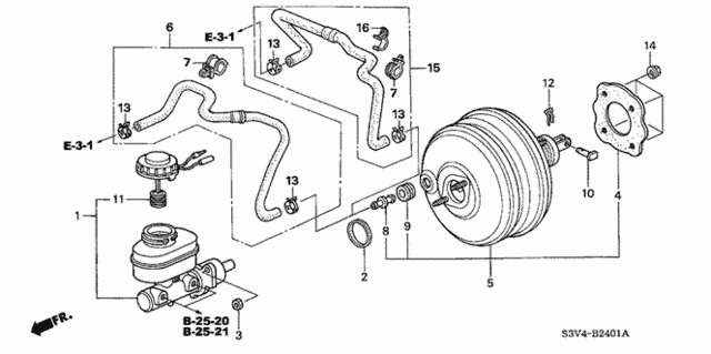 Brake Master Cylinder  - Master Power (2) for 2006 Acura MDX #0