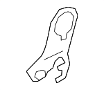 89195S2000NNB - Body: Seat Hinge Cover for Hyundai Image