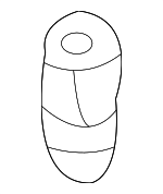 91603S9A003 - Body: Hood Cushion for Honda: CR-V, Element, Ridgeline Image