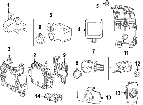 Electrical Components for 2025 Lexus TX550h+ #0
