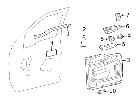 Switches, Solenoids & Actuators for 2004 Ford Excursion #1