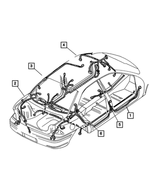 5019161AA - : Front Door Wiring, Right for Dodge: Neon Image