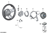 32305A4EE18 - Steering: Sport Steering Wheel, Leather for BMW Image