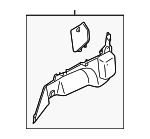 GM9E68850B02 - Body: Trunk Trim Panel for Mazda: 6 Image