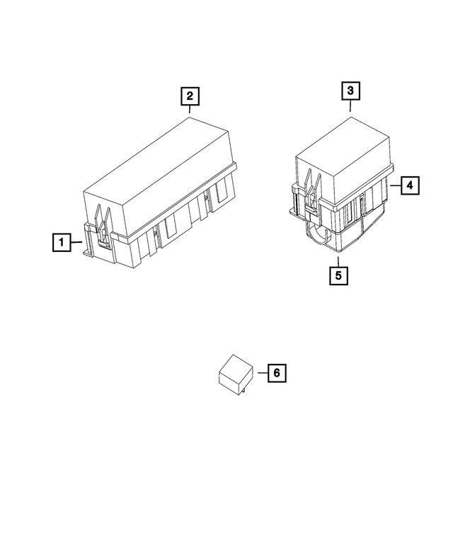 68224787AA - Electrical: Power Distribution Center Cover for Chrysler: 200 | Dodge: Avenger | Jeep: Compass, Patriot Image