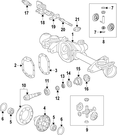 Front Axle for 2018 Mercedes-Benz G550 #1
