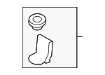 13715A1BC57 - Engine: Upper Bracket for BMW Image