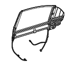 2228106502 - Body: Sunshade for Mercedes-Benz Image